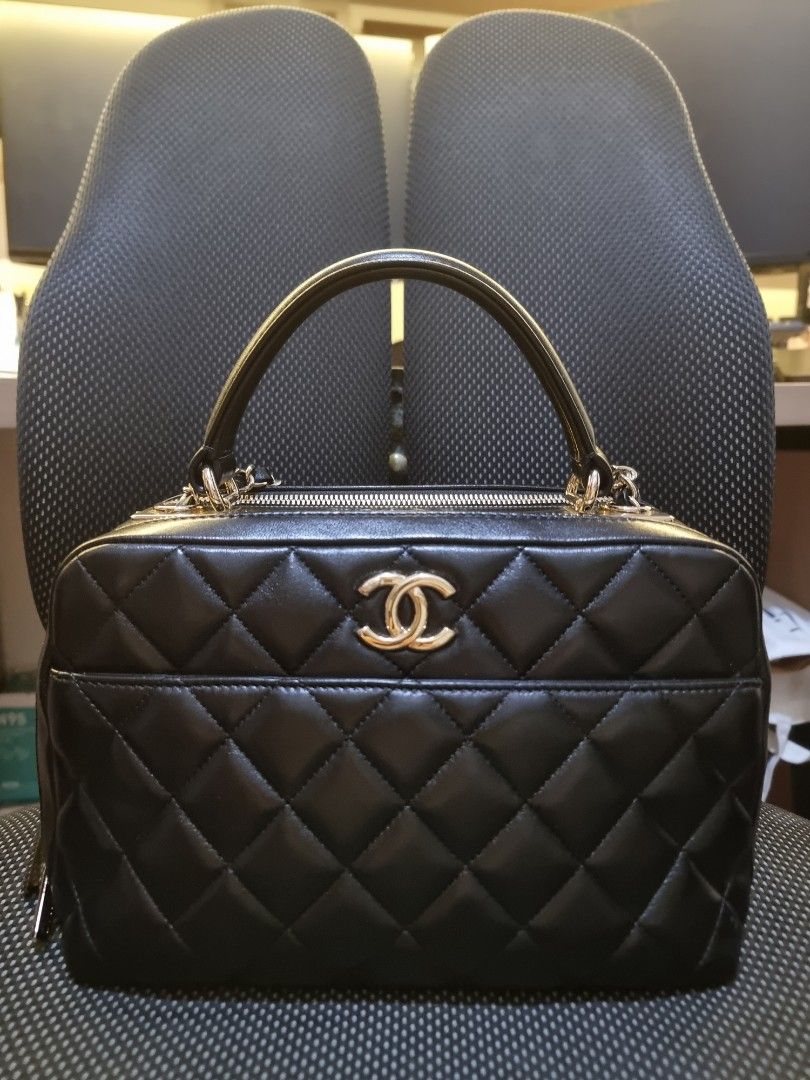 Chanel Trendy CC bowler bag fullset/Receipt, Luxury, Bags & Wallets on  Carousell