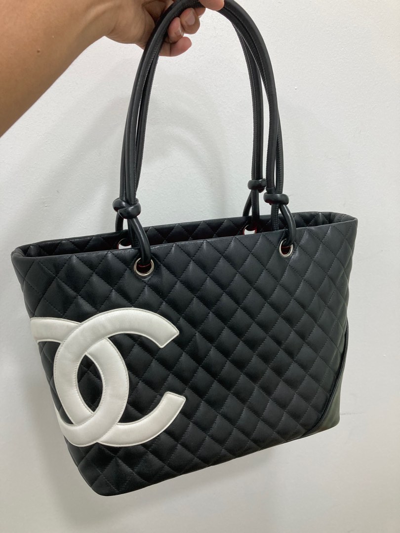 Chanel Cambon CC Tote Bag Small, Luxury, Bags & Wallets on Carousell