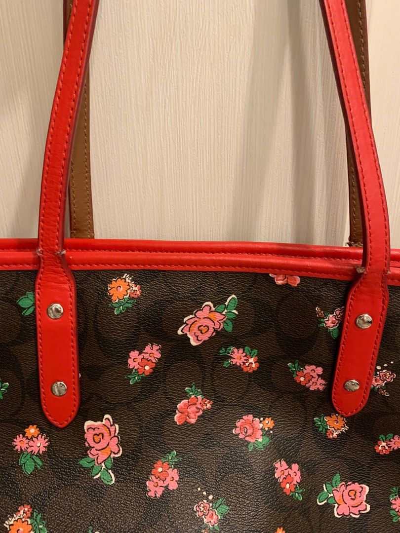 Coach Leather Tote bag (Defect repaired), Women's Fashion, Bags & Wallets, Tote Bags on Carousell