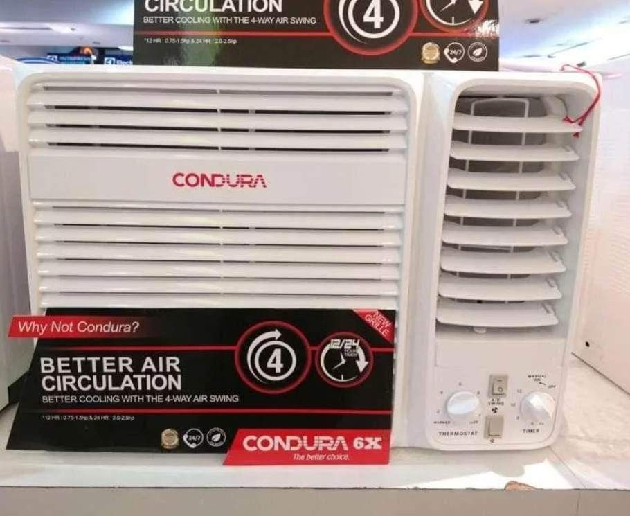 CONDURA WINDOW TYPE MANUAL WITH TIMER BRANDNEW SEALED UNIT, TV & Home