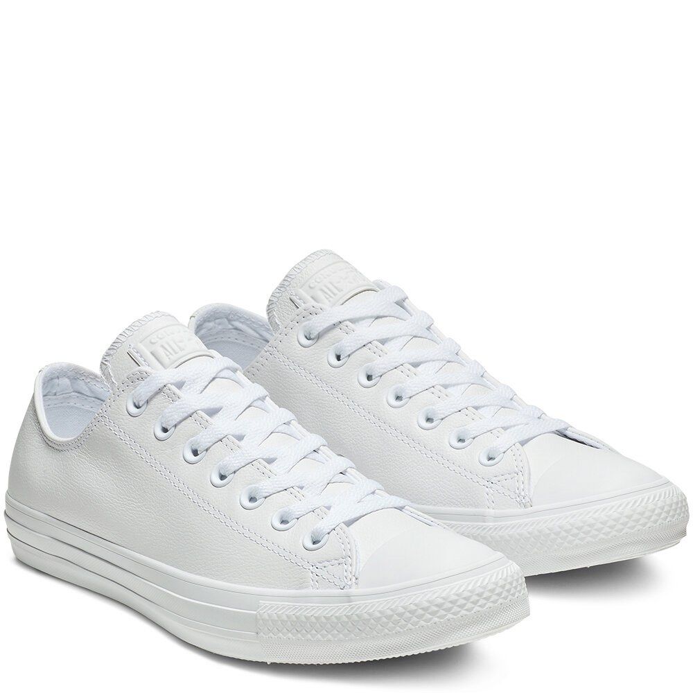 CONVERSE CHUCK TAYLOR ALL STAR WHITE MONO LEATHER Women s Fashion