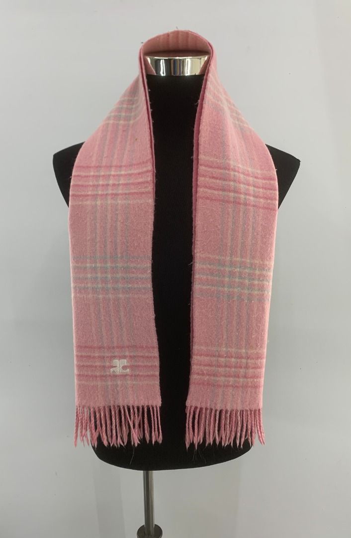 Courreges Wool Scarf Women s Fashion Watches Accessories