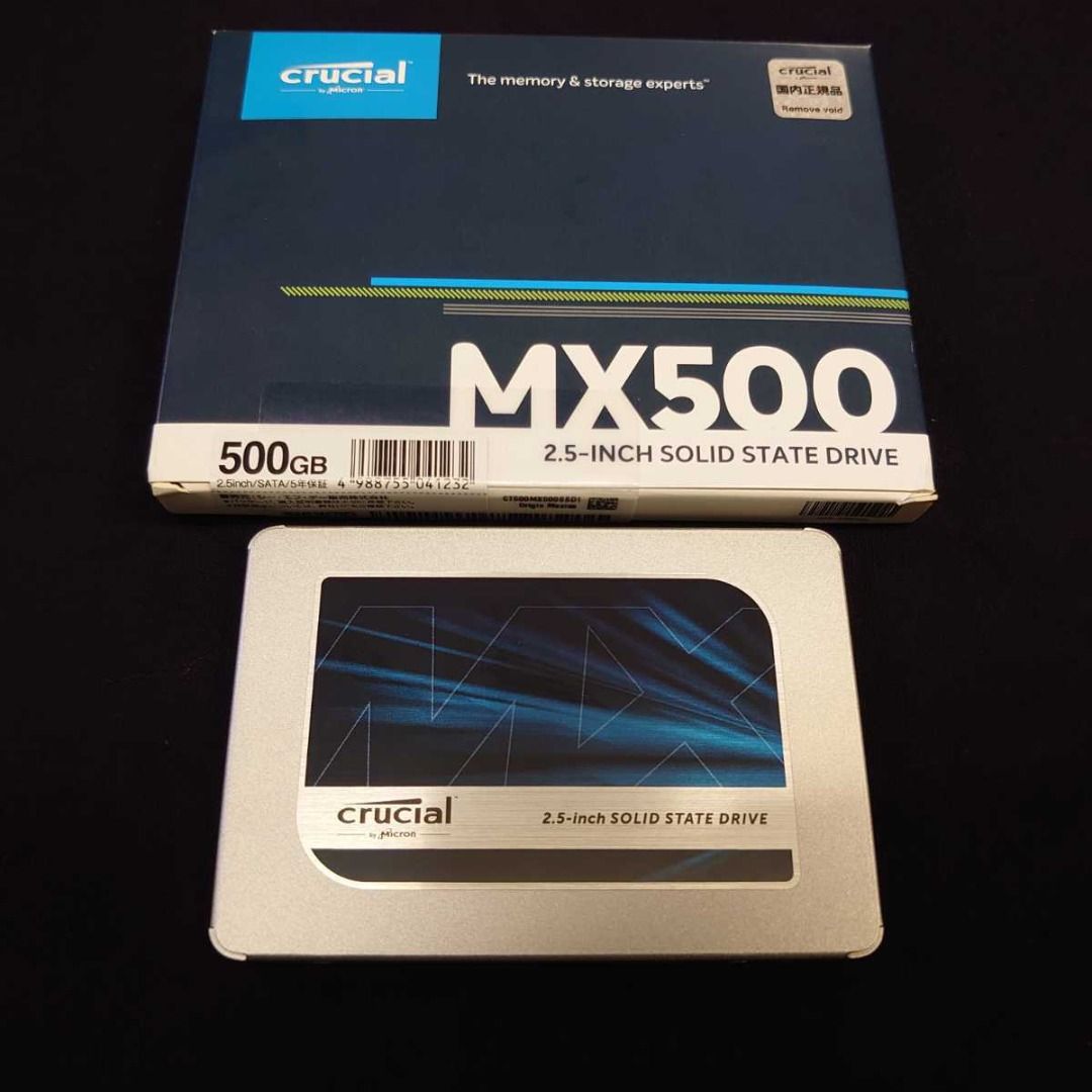 Crucial MX500 SATA 2.5-Inch Solid State Drive - 500GB SSD- -CT500mx500SSD1