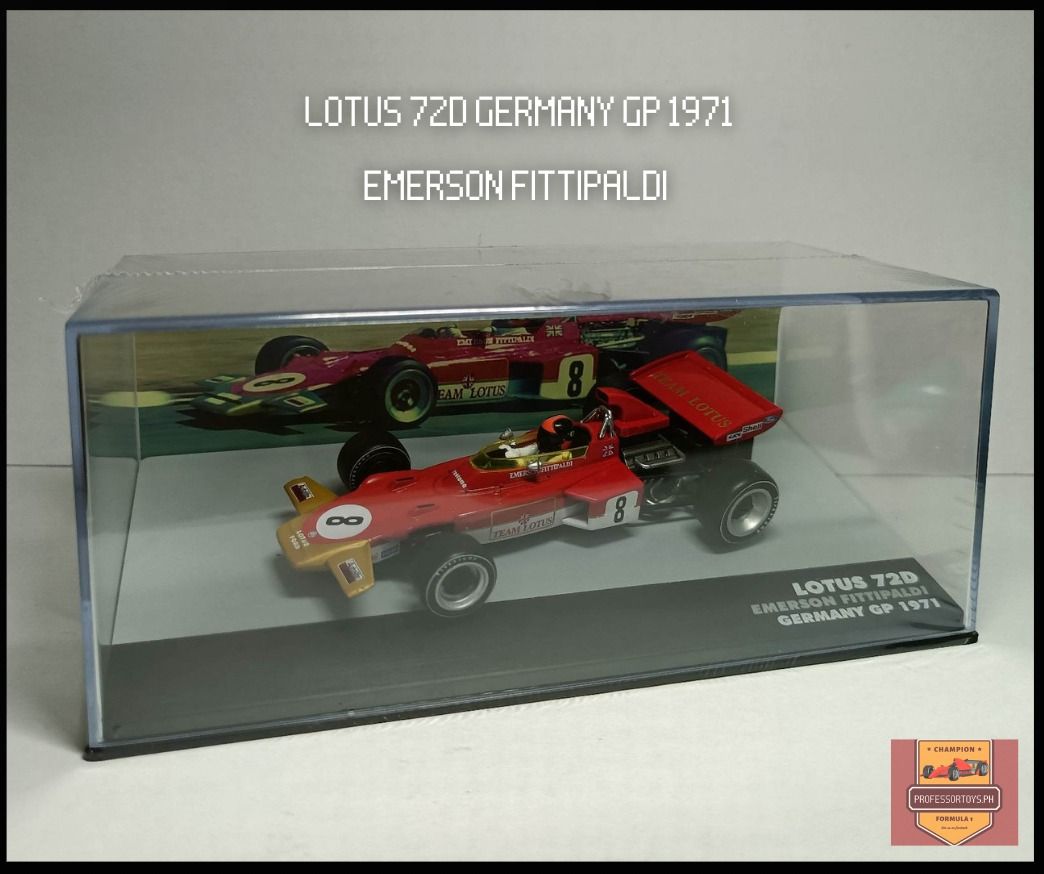 DEAGOSTINI LOTUS 72D EMERSON FITTIPALDI, Hobbies & Toys, Toys & Games