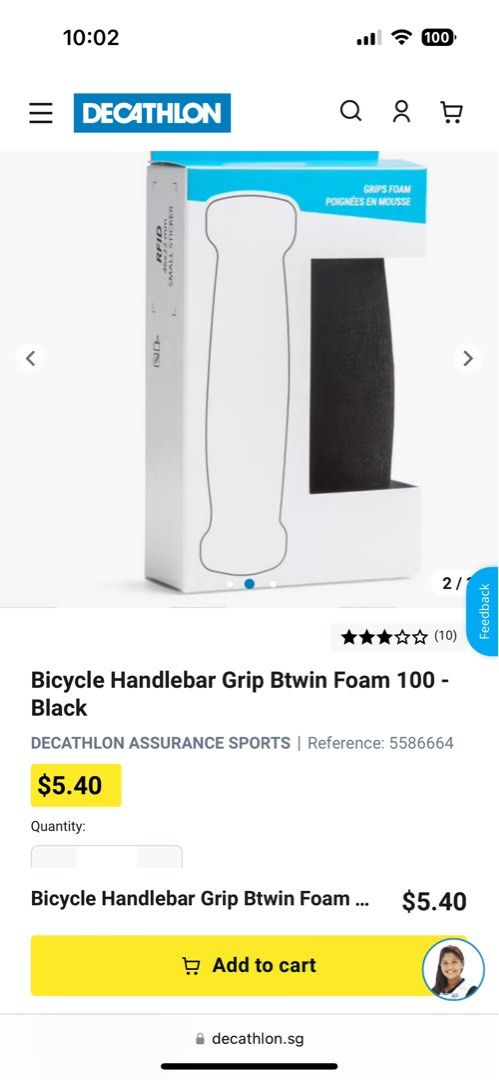 Decathlon handlebars store