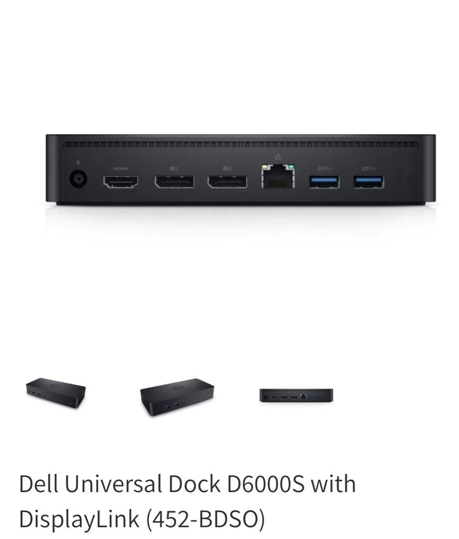 Dell Universal Dock - D6000S, Computers & Tech, Laptops & Notebooks on  Carousell