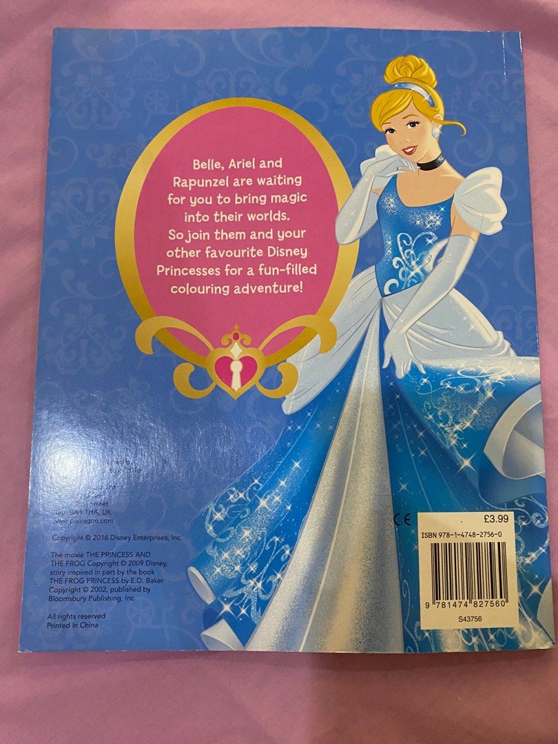 Disney Princess Coloring book, Hobbies & Toys, Books & Magazines, Children's Books on Carousell