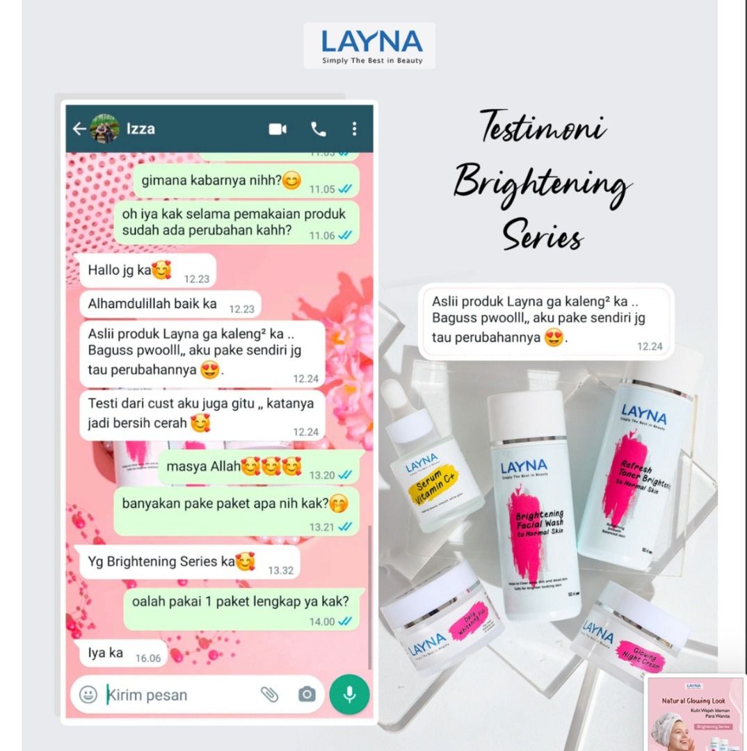Skincare glowing bpom top