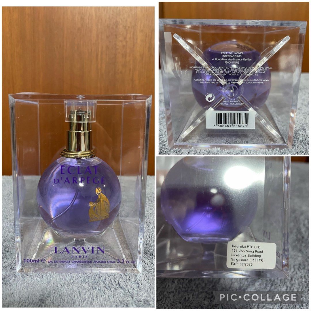 Lanvin Eclat D' Arpege for Women 100ml 100% Authentic Perfume, Beauty &  Personal Care, Fragrance & Deodorants on Carousell