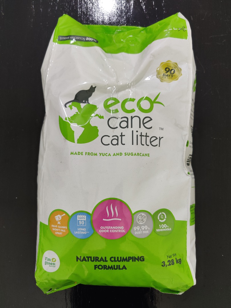 Eco Cane Cat Litter (3.28KG), Pet Supplies, Health & Grooming on Carousell
