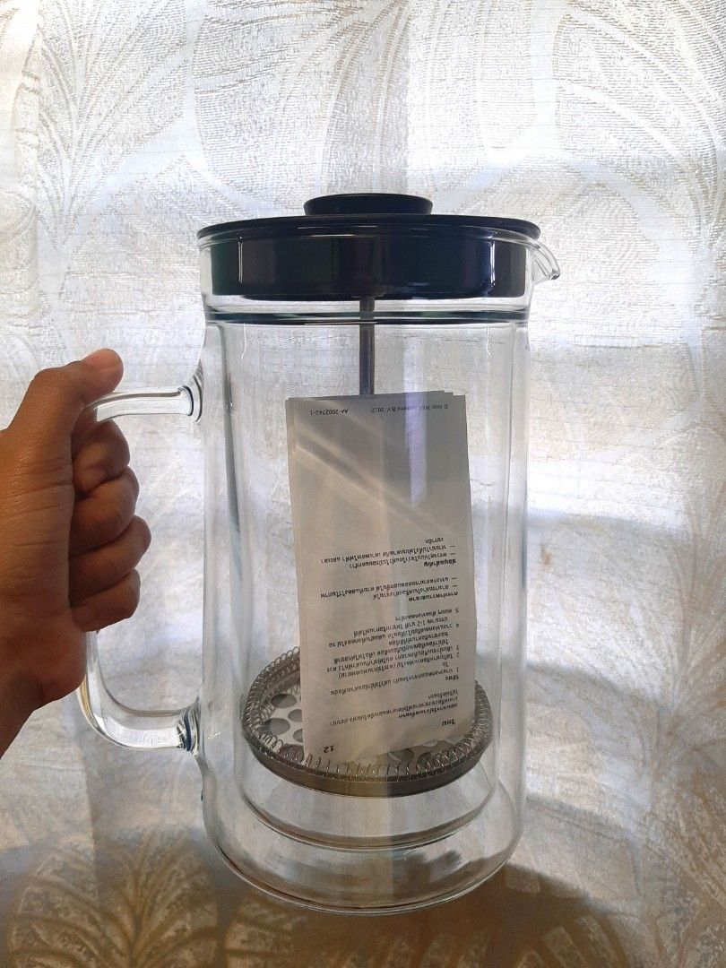 EGENTLIG french press coffee maker FREE IKEA cup on Carousell