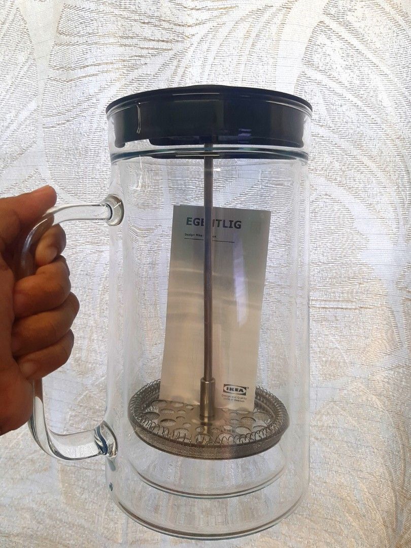 EGENTLIG french press coffee maker FREE IKEA cup on Carousell
