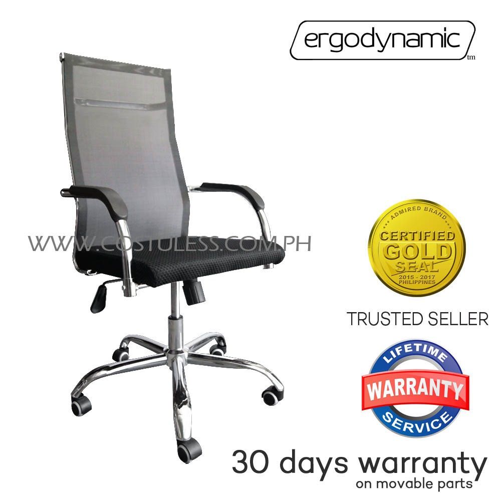 Ergodynamic EHCP12 High Back Mesh Office Chair, Office Chair, Office