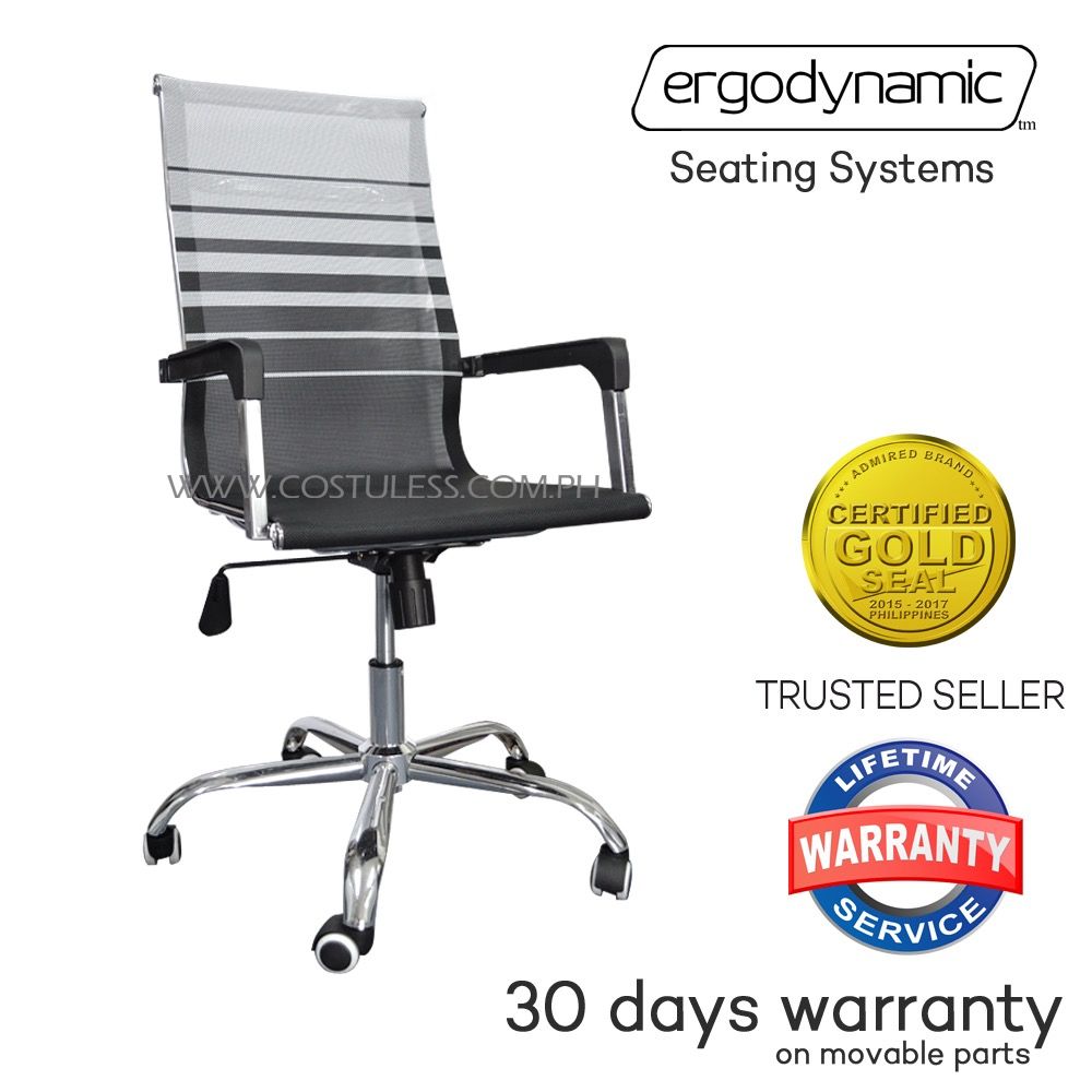 Ergodynamic EHCP19 Designer High Back Mesh Office Chair, Executive