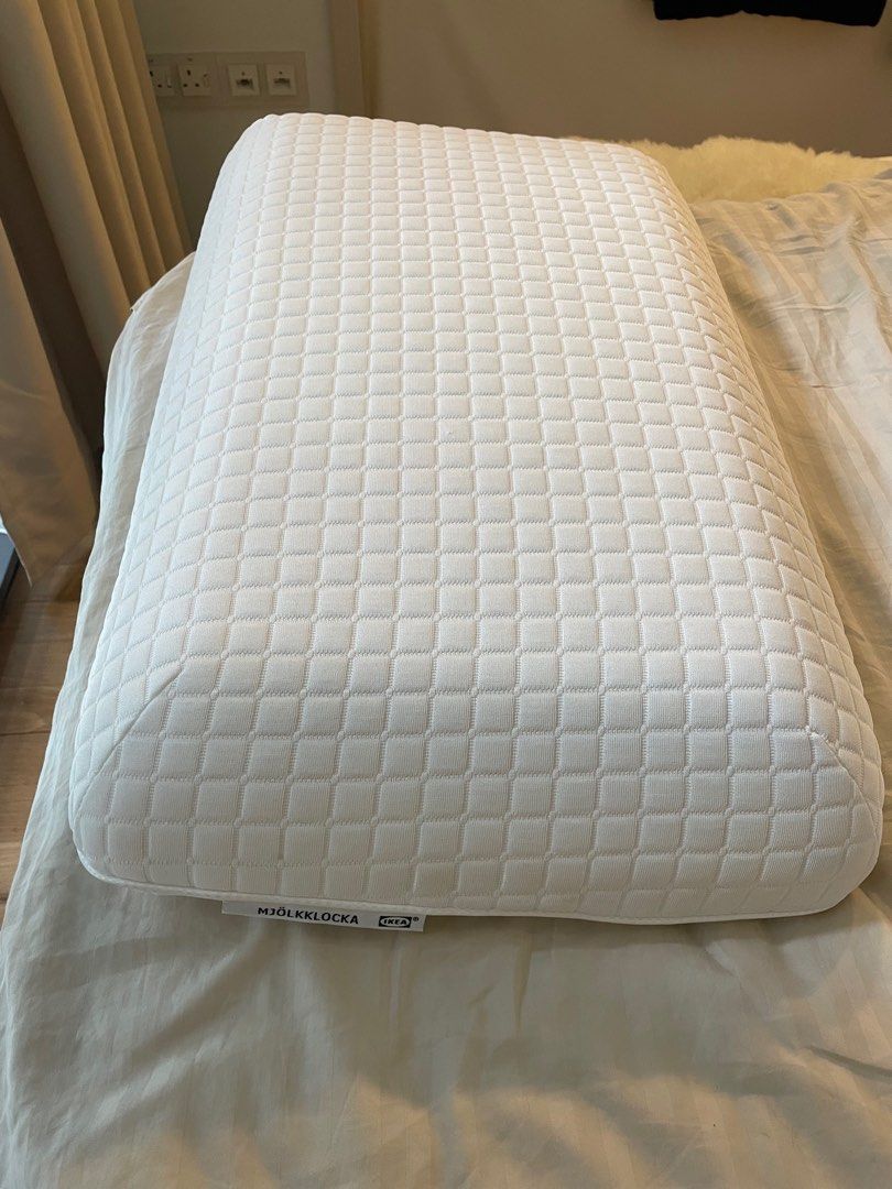 Ergonomic pillow Mjolkklocka, Furniture & Home Living, Bedding & Towels