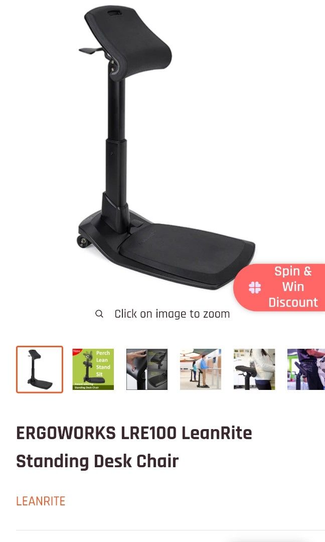 Leanrite standing hotsell chair