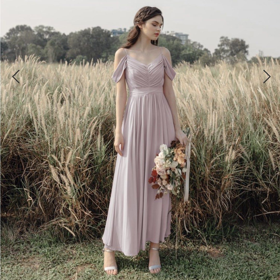 Mauve hotsell evening dress