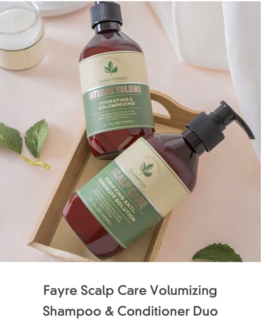 Fayre scalp care shampoo and conditioner 1000ml, Beauty & Personal Care