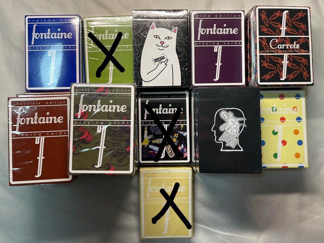 Fontaine New playing cards set Fontaines | X-Decks Playing Cards