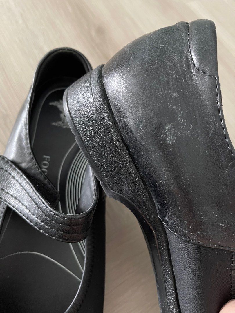 Foot Tree 042 219 Ladies Comfort Leather Shoes Nursing Shoes Mary Jane Black