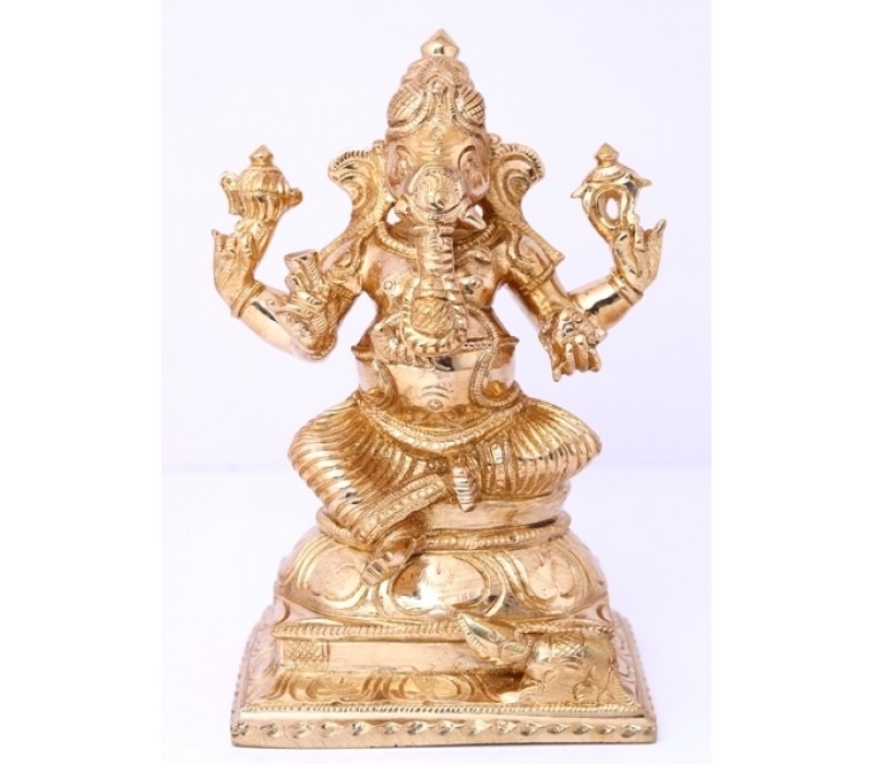 Ganesha Ganapati Vinayaka Pillayar Hindu God Panchaloka Statue, Hobbies