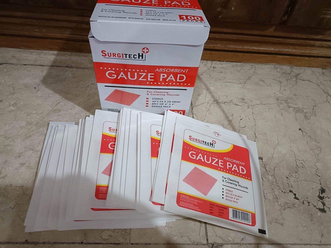 Gauze pad sterile 4x4 on Carousell