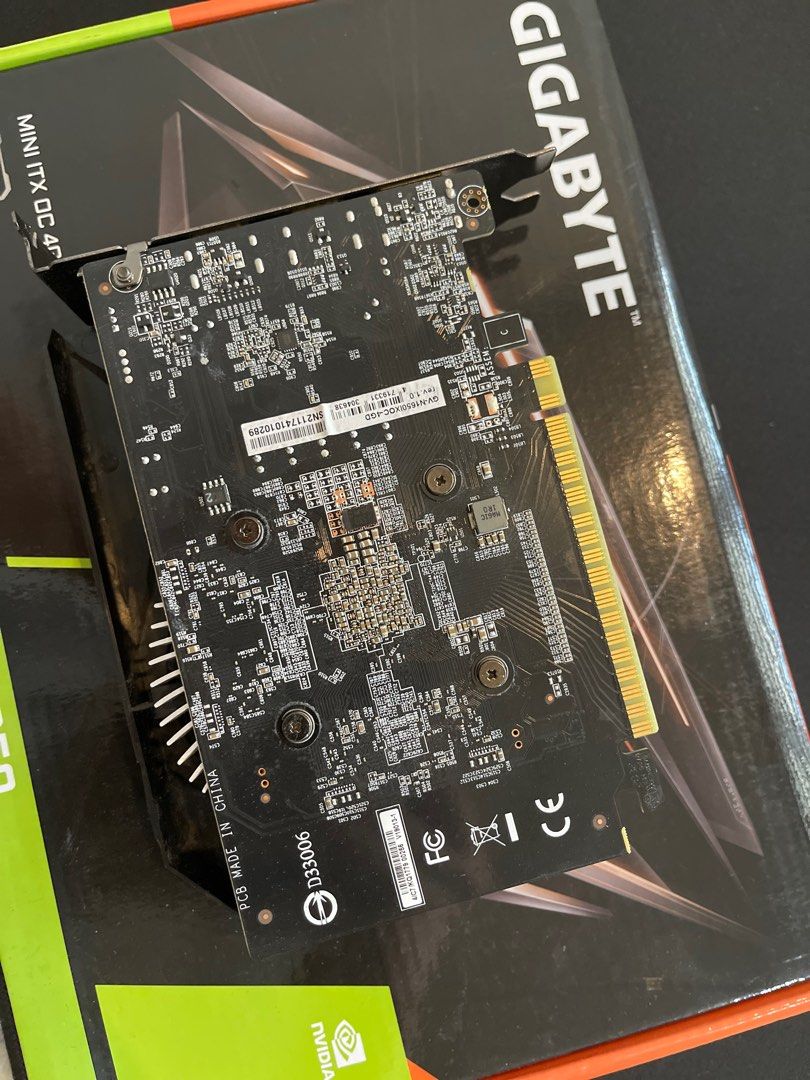 Gigabyte 1650 Mini ITX OC 4G GDDR5 on Carousell