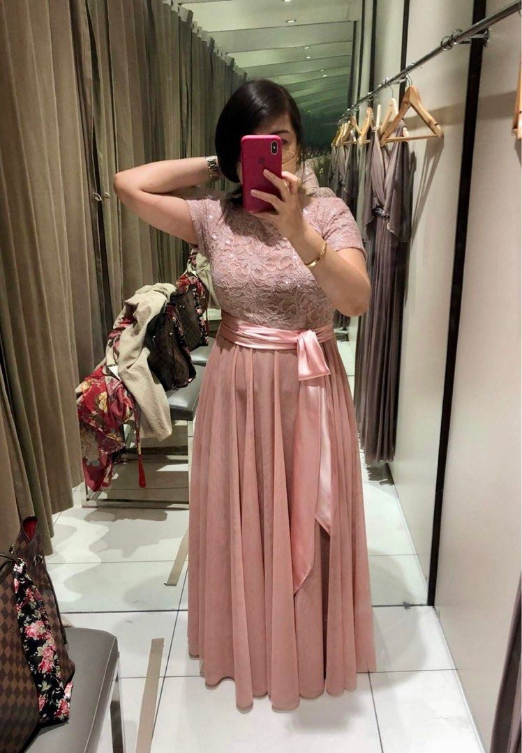 Old rose gown design sale