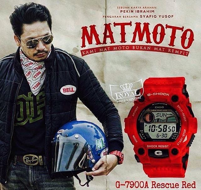 G shock mat moto merah price deals