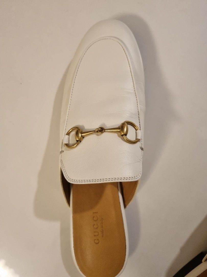 White on sale gucci mules