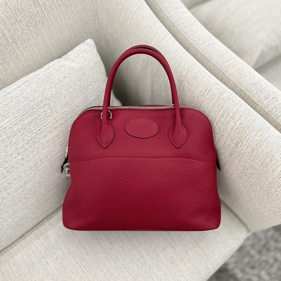 Ginza Xiaoma - Bolide 31 in Rouge Grenat Clemence leather