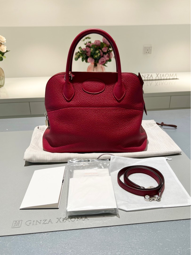 Ginza Xiaoma - Bolide 31 in Rouge Grenat Clemence leather