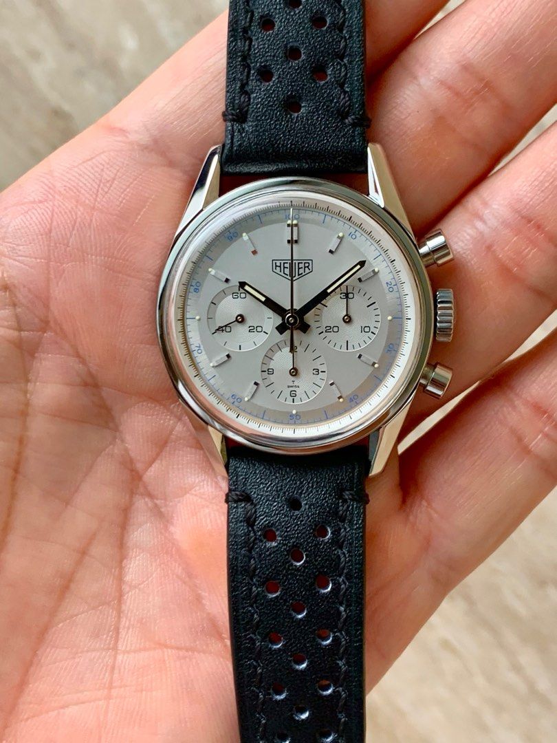 Heuer Carrera 1964 Re-Edition CS3110 Dress Racing Chronograph 36mm Serviced  Vintage Tag Heuer Condition /10 Sports Casual, Luxury, Watches on  Carousell