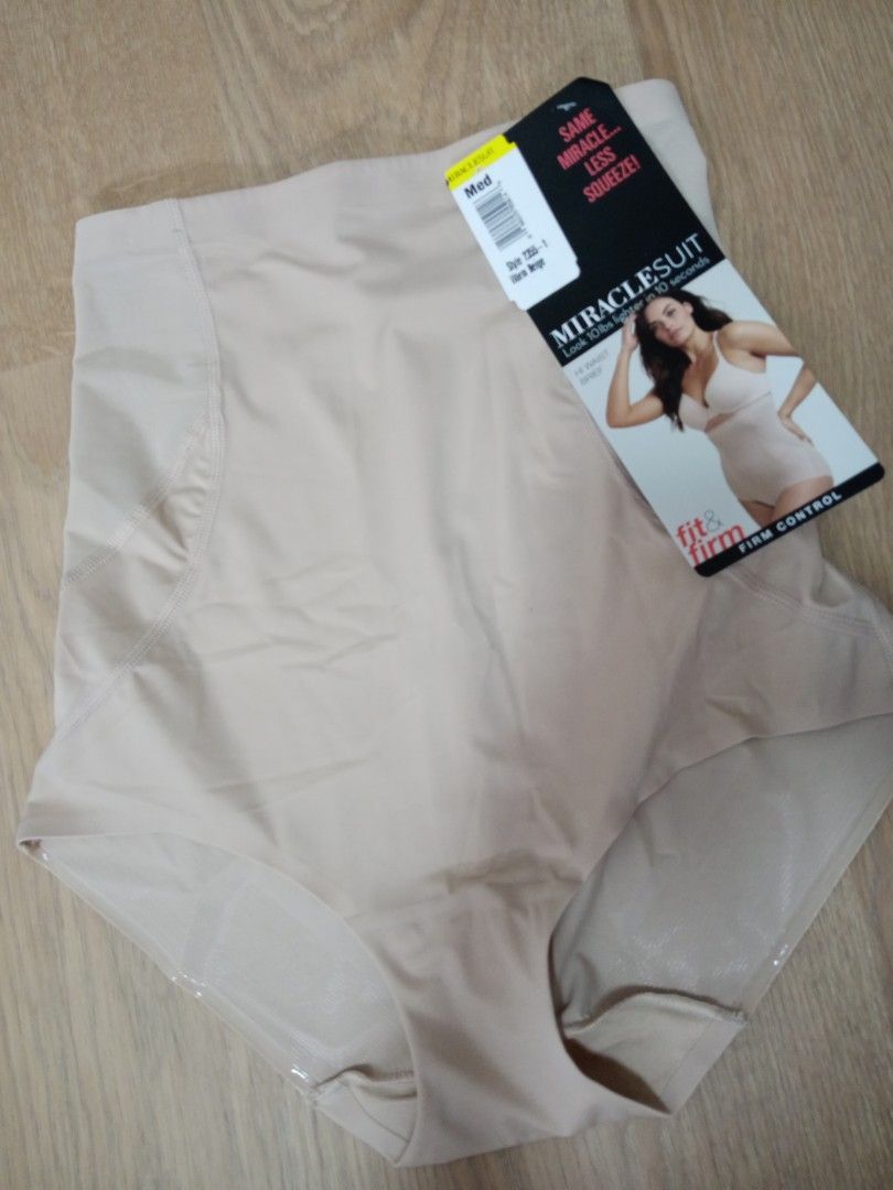 New With Tags Slim Shaper By Miracle Brands, Size XL Hi Waist Thong, Extra  Firm, Control Nude Color Auction
