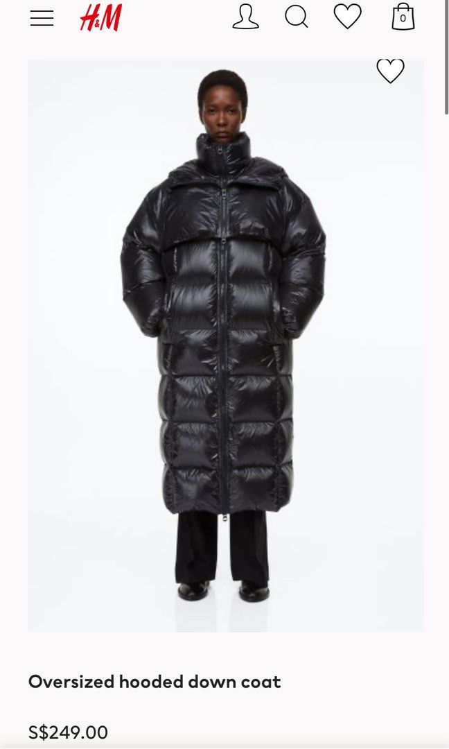 Down hooded clearance coats