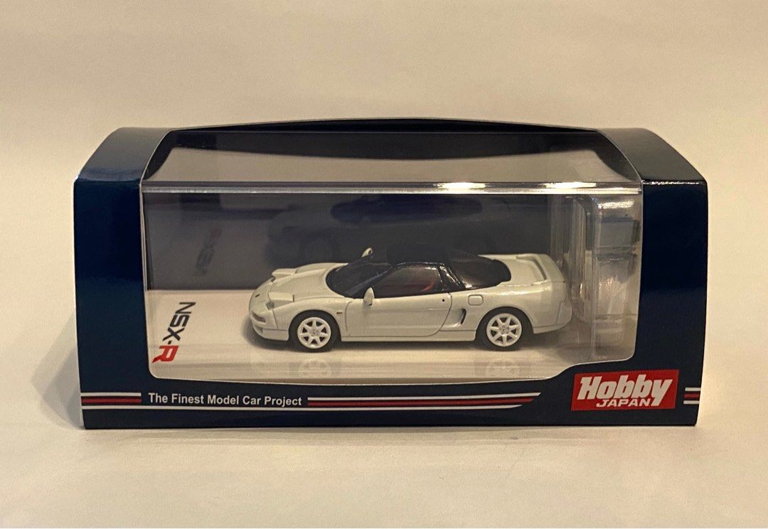 Hobby Japan 1/64 Honda NSX Type R Champion White with engine