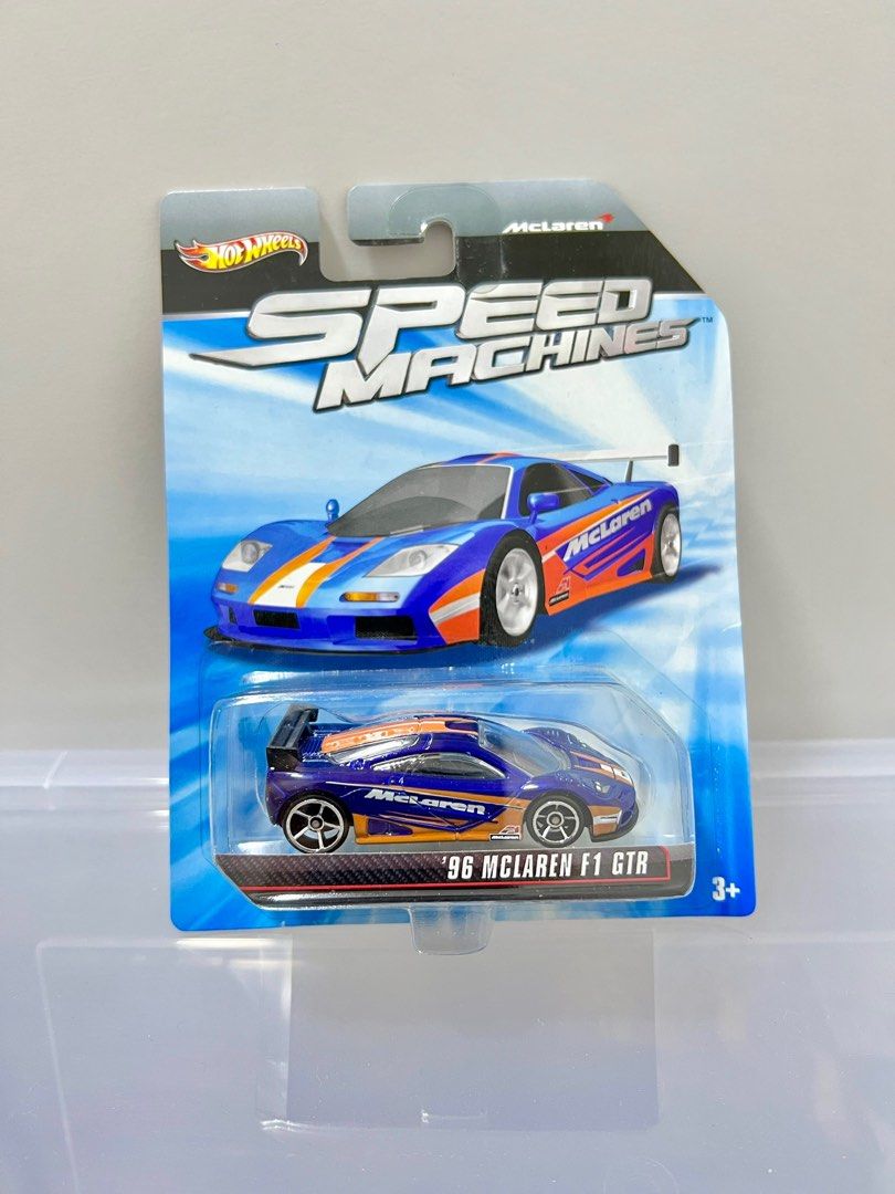Hot wheels speed machines mclaren f1 gtr top