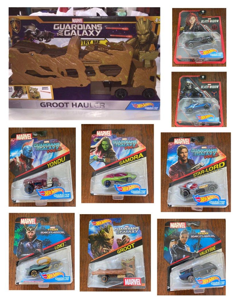 Hot wheels task master black widow Thor Ragnarok Loki Valkyrie