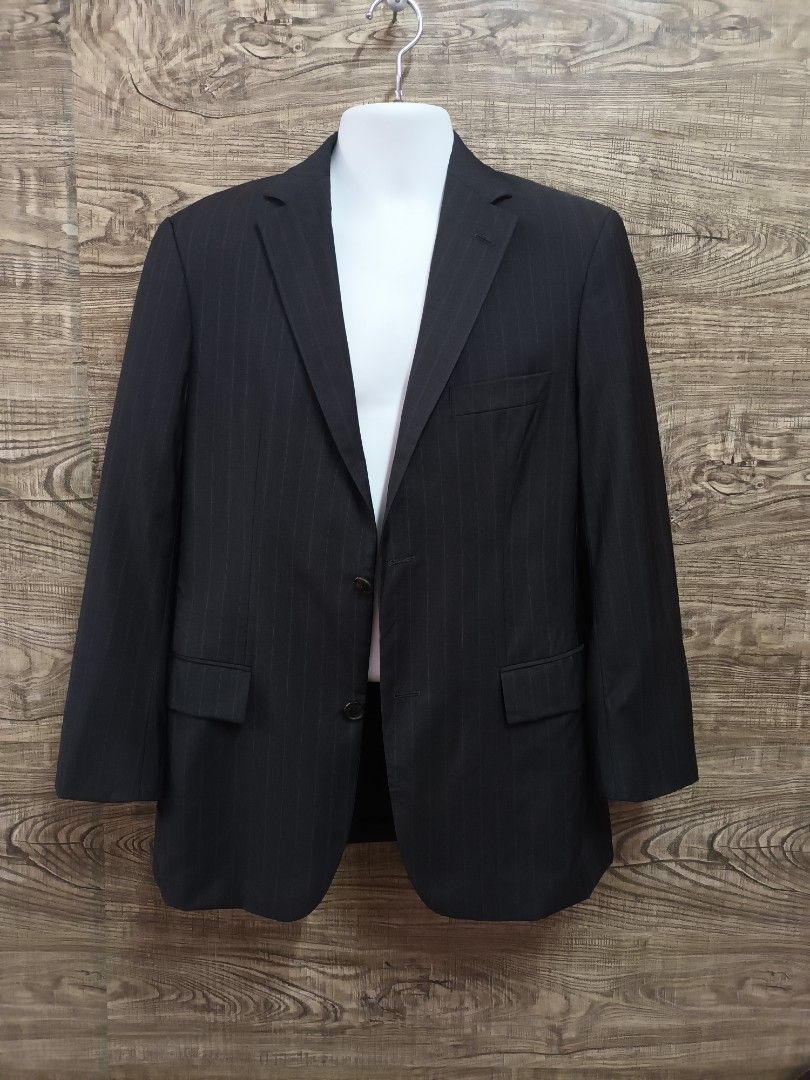 Hugo Boss Single-breasted Suit With Monogram