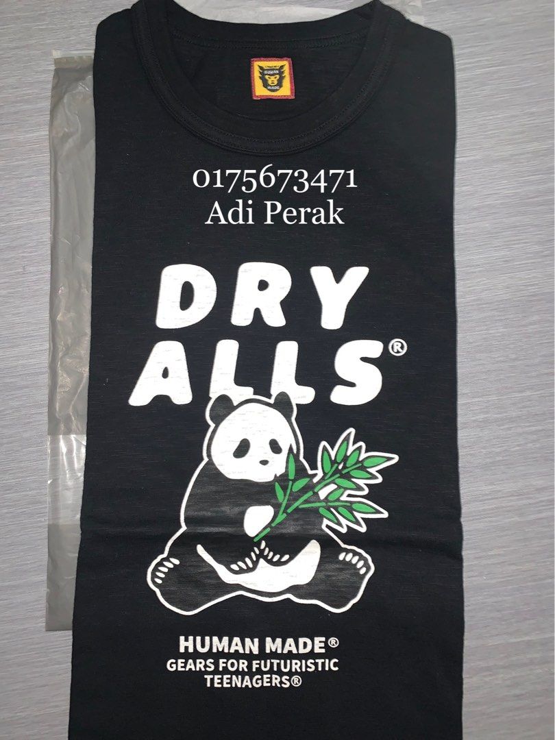 Human made dry alls panda tee, Men's Fashion, Tops & Sets, Tshirts