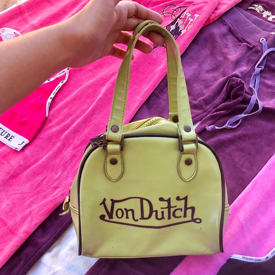 Iconic Green Mini Von Dutch Bag