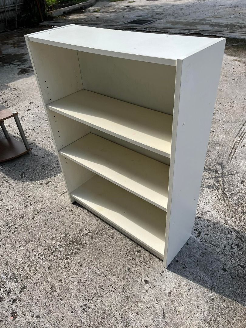 (IKEA) 3 Tier Rack Shelves Bookcase, Furniture & Home Living, Furniture, Shelves