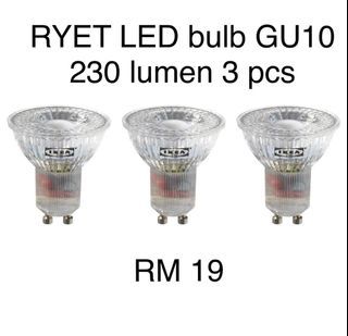 IKEA LED bulb 3pcs