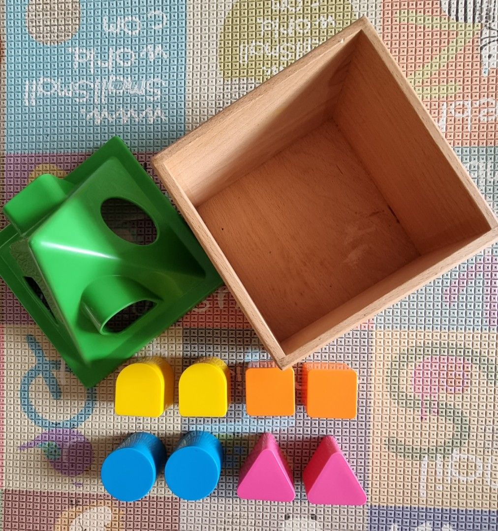 Ikea Shape Sorter Wooden House, Hobbies & Toys, Toys & Games on Carousell