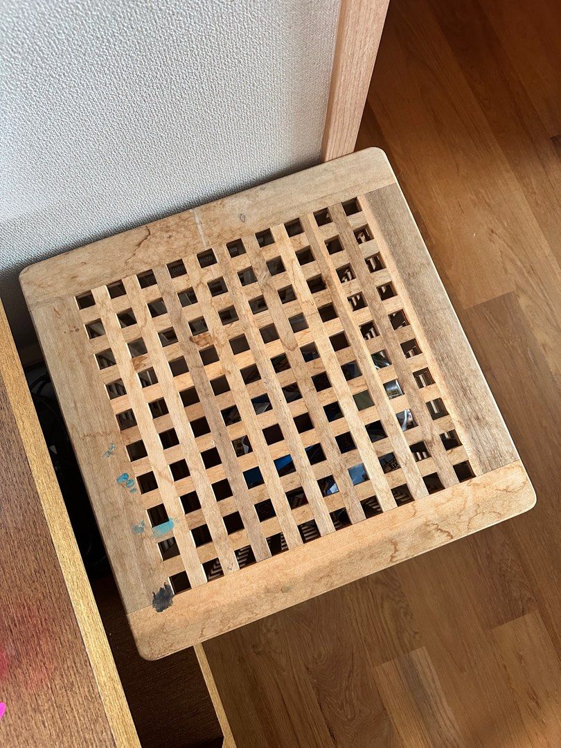 IKEA wooden storage, Furniture & Home Living, Furniture, Shelves