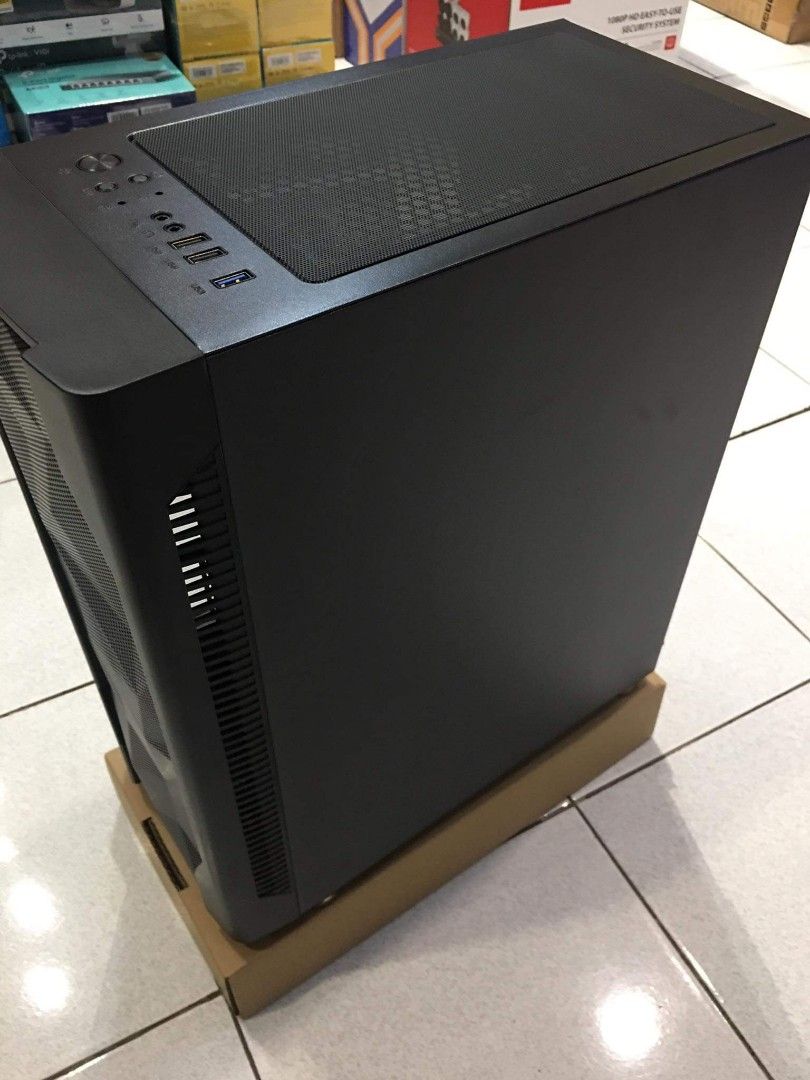 Inplay Meteor 03 ATX MicroATX Mini ITX Tempered Glass PC Case Black on ...