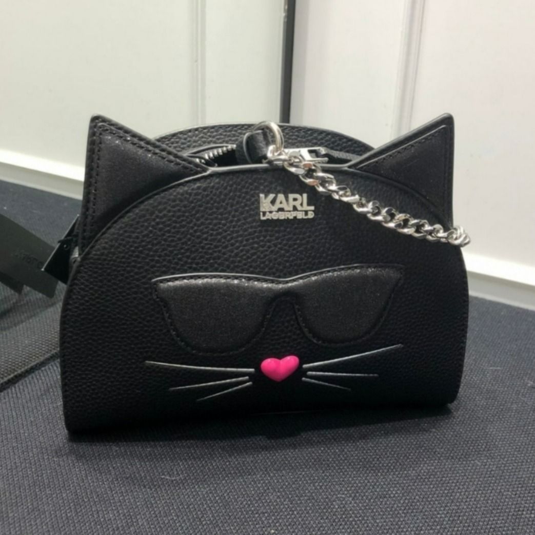 INSTOCK Karl Lagerfeld Choupette Black Crossbody Bag