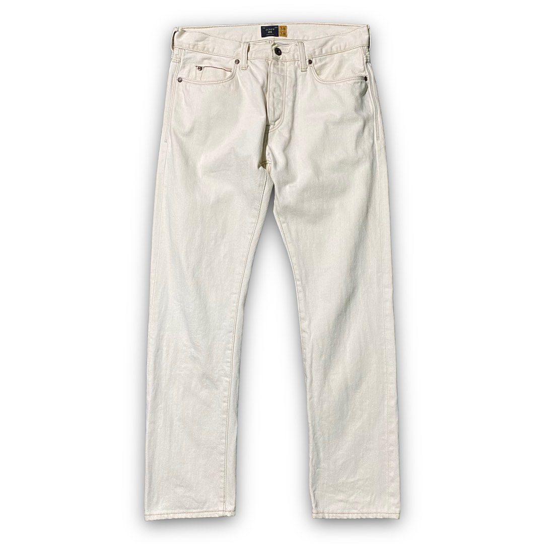 J Crew 484 Slim White Rinse Slevedge Jean