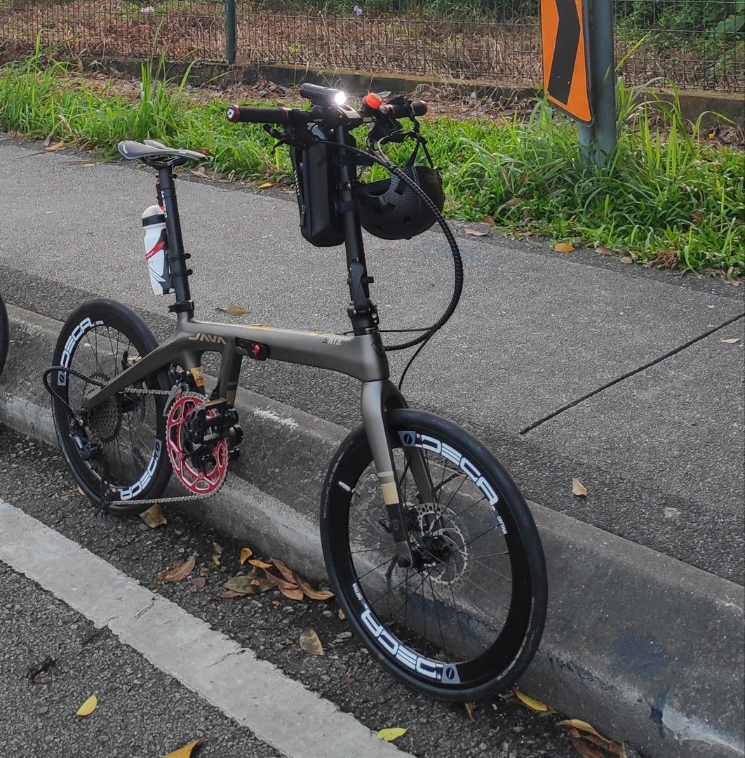 Java Aria Carbon (Category: Bicycles) located in Kuala Lumpur. Submitted by redhood77 (Listing ID 1215057451, Image 2). Description: letting go my beloved aria to upgrade bike excluding the 451 deca wheelset. 8 speed shimano altus.