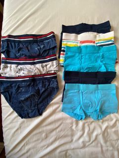 Jockey briefs and H&M boxer briefs for baby boys